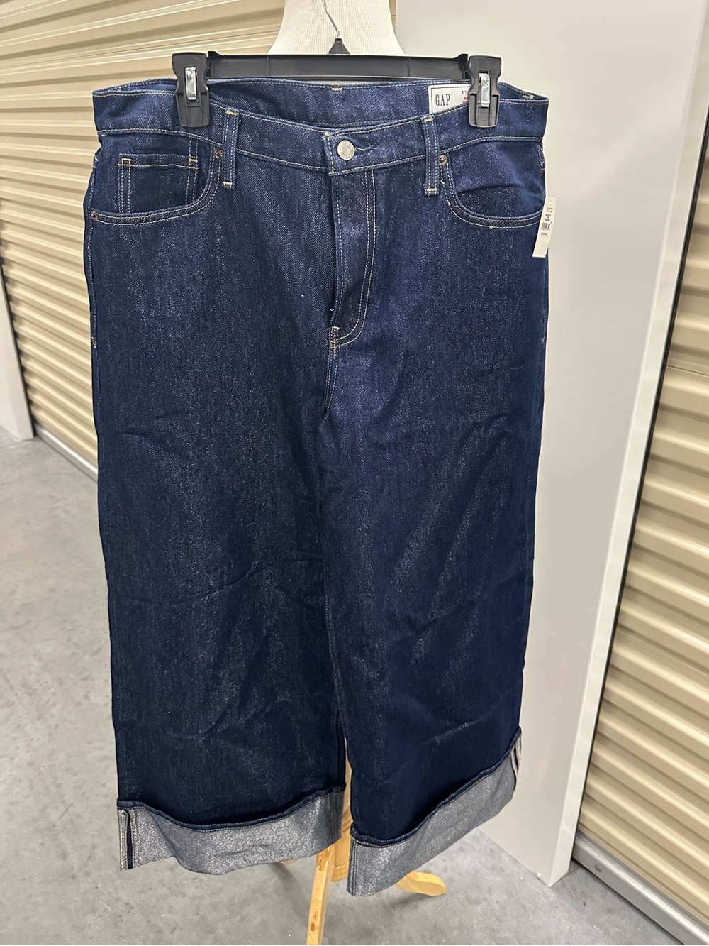 GAP Dark Blue Wide Leg Jeans
